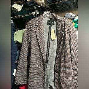 Sanctuary Brown and Black Tweed Jacket